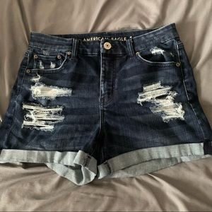 american eagle curvy high rise midi